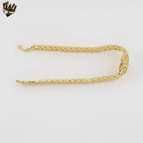 (1-60090-2) Gold Laminate - 5.5mm Elephant Bracelet - BGO
