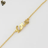 (4-4256) Acero inoxidable - Brazalete con placa de eslabones curvos de 10 mm - 8,5"