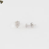 (2-6396-1) 925 Sterling Silver - Mini Zircon Vintage Inspired Set.