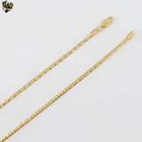 (1-1791) Gold Laminate - 2.5mm Flat Link Chain - BGF