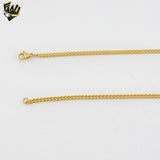(4-3170-1) Stainless Steel - 3mm Curb Link Chain - 20"