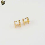(1-2692-4) Gold Laminate - Double Star Hoops - BGF