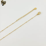 (4-7115) Stainless Steel -Eye Pendant Necklace - 16"