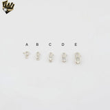 (mfin-94-100) Hallazgos de plata esterlina - Fabricación de joyas (docena)