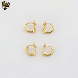 (1-2548-1) Gold Laminate - Cross Hoops - BGO
