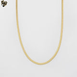 (1-1614-1) Gold Laminate - 3mm Herringbone Link Chain - BGF