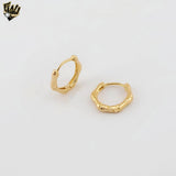 (1-2523-2) Gold Laminate - Small Bamboo Huggies - BGF