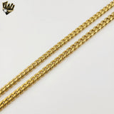 (4-3275) Stainless Steel - 8mm Curb Link Chain.