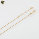 (1-6040-2) Gold Laminate - Zircon Tie Necklace - BGF