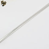 (2-0339) 925 Sterling Silver - 8mm Omega Bracelet