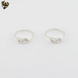 (2-5020-3) 925 Sterling Silver - Flower Ring.