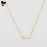 (1-6016-1) Gold Laminate - Mom Necklace - BGF