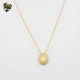 (1-6139-2) Gold Laminate - Guadalupe Necklace - BGF