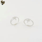 (2-5002) 925 Sterling Silver - Cross Ring.