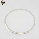 (2-66051) 925 Sterling Silver - 8mm Omega Necklace.