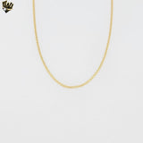 (1-1896) Gold Laminate - 2mm Flat Mariner Link Chain - BGF