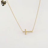 (4-7034) Acero inoxidable - Collar con cruz de 1 mm - 16".
