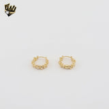 (1-2933-7) Gold Laminate -Wavy Hoops - BGF