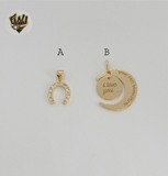 (1-2446) Gold Laminate - Pendants - BGF