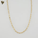 (1-1788) Gold Laminate - 4mm Paper Clip Chain - BGO