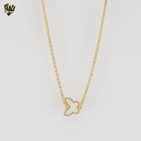 (1-6240) Laminado de Oro - Collar de Zircon Evil Eye - 18" - BGF