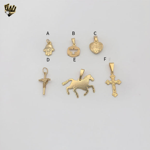 (1-2023-2) Gold Laminate - Gold Filled Pendants - BGF