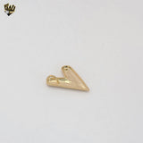 (1-2397-3) Gold Laminate - Heart Shape Pendant - BGF
