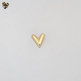(1-2397-3) Gold Laminate - Heart Shape Pendant - BGF