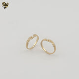 (1-3009-2) Gold Laminate - Laurel Wreath Band Ring - BGF