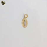 (1-2388-1) Gold Laminate - Miraculous Virgin Medal Pendant- BGF