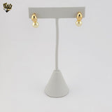 (1-1218-1) Laminado de Oro - Aretes Planos - BGF