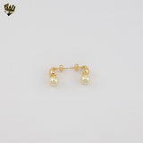 (1-1218-1) Laminado de Oro - Aretes Planos - BGF