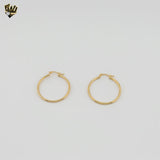 (1-2685-4) Laminado dorado - Medios aros con púas - BGF