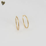 (1-2685-4) Laminado dorado - Medios aros con púas - BGF