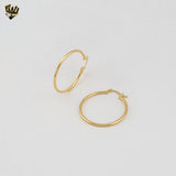 (1-2685-4) Laminado dorado - Medios aros con púas - BGF