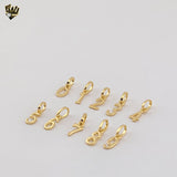 (1-2089) Gold Laminate - Small Numbers Pendants - BGF