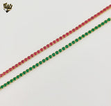 (1-0621) Gold Laminate - Tennis Bracelet - BGF