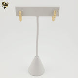 (1-2983-6) Gold Laminate - Texturized Half Hoops - BGF