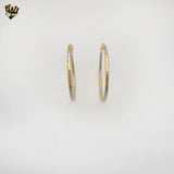 (1-2773-1) Laminado Dorado - Aros Tres Tonos - BGO