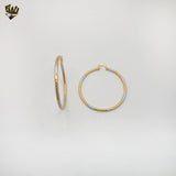 (1-2773-1) Laminado Dorado - Aros Tres Tonos - BGO