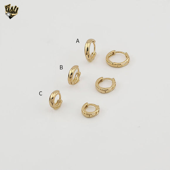 (1-2967-2) Gold Laminate - Trio of Hoops - BGF