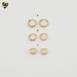 (1-2967-2) Gold Laminate - Trio of Hoops - BGF