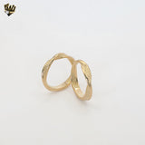 (1-3008-3) Gold Laminate - Twisted Ring - BGF