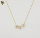 (1-6297-3) Gold Laminate - Zircon Flower Set - BGO