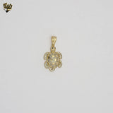 (1-2460-2) Gold Laminate - Zircon Turtle Pendant - BGO