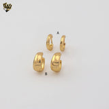 (1-2508) Gold Laminate Hoops - BGO