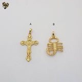 (1-2304-2) Gold Laminate Pendants - BGO
