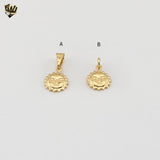 (1-2002-1) Gold Laminate Sun Pendant - BGF
