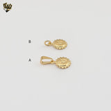(1-2002-1) Gold Laminate Sun Pendant - BGF