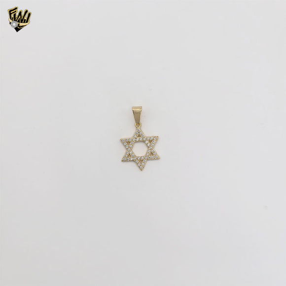 (1-2350-1) Gold Laminate - David Star Pendant - BGF